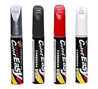 Auto Lackstift Lackreparaturstift Auto Reparatur Lack Auto Pinsel, Autolackstift Autokratzer Reparaturmittel Autolack Reparatur für Autos Reparaturwerkzeug,Lack Reparatur, Rot+Schwarz+Silber+Weiß