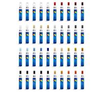 Auto Lackstifte Lackreparaturstift, 40 Stück Lack/Kratzer Reparatur Stift Für Auto Retuschieren Und Kratzer Reparieren Set Schwarz Weiß Blau Arbeit Für Jedes Auto, Jeden LKW Oder Jedes Fahrrad