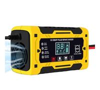 Auto-Ladegerät, 12 V, 6 A, 12 V Akku-Ladegerät, intelligentes Kfz-Ladegerät, 6 A, tragbarer Batteriehalter für Auto-Ladegerät, Schwimmer für Auto, Kamera