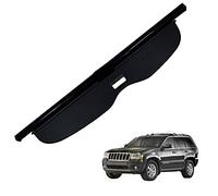 Auto Laderaumabdeckung FüR Jeep Grand Cherokee 2005 2006 2007 2008 2009 2010 Kofferraum Abdeckung Rollo Einziehbar Kofferraumabdeckung Hutablage Zum Schutz Der PrivatsphäRe Cargo Cover