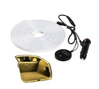 Auto LED Lichtleiste - Dynamische Kofferraumbeleuchtung 157,48 Zoll Weiß Flexibel Wasserdicht Lichtleiste | Einfach zu installieren Universal Auto Dekorative Beleuchtung SUV Carg