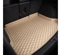 Auto Leder Kofferraummatte für Opel Corsa F Edition/Elegance/GS-Line/Ultimate (ab 2023), Wasserdicht Kofferraumwanne Schutzmatte Antirutsch Kofferraum Schutz Interieur Zubehör,A/Beige