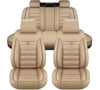 Auto Leder Sitzbezüge Sets für BMW X1 X3 X4 X5 X6 1/3/4/5/6/7 F25 F10 E83 E84 E70 E87 E90 E92 320I F11 F20 F15 F16 F30, Autositzbezüge Sets Rutschfest Wasserdicht Atmungsaktiv Bequem Seat Schonbezüge