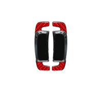 Auto Lenkrad Paddel Extension Für Benz A B C E S GLC Klasse W177 W247 W206 W213 W223 X254 V295 V297 Auto Lenkrad Verschiebung Shifter Paddle Verlängerung(Carbon Fiber Red)