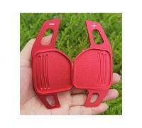 Auto Lenkrad Paddel Extension Für Seat Alhambra Ateca Leon 5F FR Tarraco Ibiza 6P Cupra ST 2024 Auto Lenkrad Schaltwippe Verlängerung Aufkleber(Red)