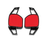 Auto Lenkrad Paddel Extension Für Seat Alhambra Ateca Leon 5F FR Tarraco Ibiza 6P Cupra ST Zubehör Auto Lenkrad Schaltwippenverlängerung Aufkleber(Black)