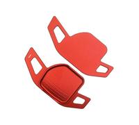 Auto Lenkrad Paddel Extension Für Seat Leon FR Cupra Ateca Ibiza 6P Arona Tarraco Alhambra 2016-2025 Auto Lenkradverlängerung Schalthebel Aufkleber(Red)