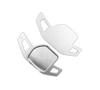 Auto Lenkrad Paddel Extension Für Seat Leon FR Cupra Ateca Ibiza 6P Arona Tarraco Alhambra 2016-2025 Auto Lenkradverlängerung Schalthebel Aufkleber(Silber)