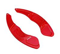 Auto Lenkrad Shift Paddle Shifter Erweiterung für VW Volkswagen T-ROC 2019-2024,Schaltwippe Auto zubehör 2 stücke,D-Red