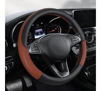 Auto Lenkradabdeckung, für Mini Hatch/Convertible R50 R56 F55 F56 R52 R53 R57 F57 JCW/One D/Cooper weich bequem Steering Lenkradschoner Anti-Rutsch-Auto Innenraum Zubehör,D-D