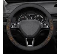 Auto-Lenkradabdeckung Für Skoda Für Für Fabia Für Rapid Für Superb Für Karoq Für Kodiaq Für Scala Für Citigo Rutschfester, elastischera Plüsch-Lenkradschutz(Type K)