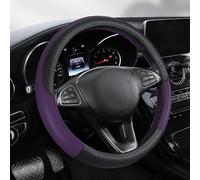 Auto Lenkradabdeckung, für VW CC T-ROC Bora Jetta Golf Golf GTI T-Cross weich bequem Steering Lenkradschoner Anti-Rutsch-Auto Innenraum Zubehör,O-C