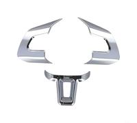 Auto-Lenkradbezug-Aufkleber, Chrom-Pailletten-Optik, Innenzubehör für Lenkrad von Golf 6, MK6, MK5, mit reflektierender Oberfläche, 3 Stück