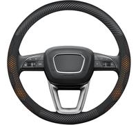 Auto Lenkradbezug für Skoda Elroq | Enyaq | Enyaq Coupe | Kamiq | Karoq | Kodiaq, Lenkradhülle für Sommer Winter Atmungsaktive Antirutsch Auto Zubehör Innenraum,A