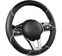Auto Lenkradbezug für Skoda Elroq | Enyaq | Enyaq Coupe | Kamiq | Karoq | Kodiaq, Lenkradhülle für Sommer Winter Atmungsaktive Antirutsch Auto Zubehör Innenraum,O-A