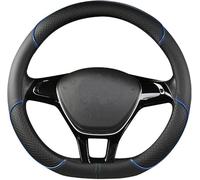Auto Lenkradbezug für Skoda Elroq | Enyaq | Enyaq Coupe | Kamiq | Karoq | Kodiaq, Lenkradhülle für Sommer Winter Atmungsaktive Antirutsch Auto Zubehör Innenraum,D-B