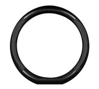 Auto Lenkradbezug für Smart EQ ForTwo EQ ForTwo Cabrio EQ ForFour #1 Forfour Fortwo, Leder Atmungsaktive Lenkradabdeckung rutschfest Langlebig Auto Innenraum Zubehör,B Type D-Black