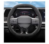 Auto Lenkradhülle Auto Lenkrad Abdeckung Für Ford Für Tourneo Für Custom Für Courier Für Capri Für Puma Für Gen-E Für Explorer EV 2024 2025 Zubehör Innenraum Geschenk(Double D Black)