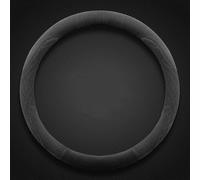 Auto Lenkradhüllen für Skoda Kamiq (AB Bj.2019), Auto Lenkradbezug Rutschfester Auto Lenkradschutz Anti-rutsch Atmungsaktives Lenkradbezug(Bla-ck,O Shape)