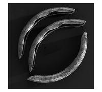 Auto Lenkradhüllen Für Toyota Für CHR Für Corolla E150 Für Yaris Für Hilux Für Rav4 Xa50 Für Auris Für Land Für Cruiser Für Camry Für Prius Lenkradabdeckung(B 3PCS Grey)