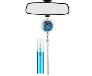 Auto-Lufterfrischer Anhänger Uhr - Diffusor Form Uhr | Anhänger Parfüm Auto elegant | zum Aufhängen im Innenraum auf dem Armaturenbrett