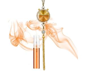 Auto-Lufterfrischer Anhänger Uhr - Diffusor Form Uhr | Anhänger Parfüm Auto elegant | zum Aufhängen im Innenraum auf dem Armaturenbrett