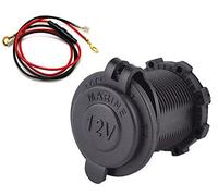 Auto Motor KFZ 12V/24V Einbau Steckdose Zigarettenanzünder mit Kabel Bord Buchse