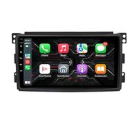 Auto-Multimedia-Player 2 Din für Mercedes Benz Smart Fortwo 2006-2015 mit Bluetooth Fm Radio, Mirror Link, USB, Aux, Bluetooth Unterstützt Tpms Lenkradsteuerung, 4 Kern 4G+64G
