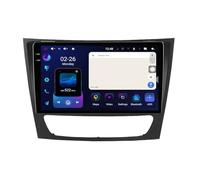 Auto-Multimedia-Player 2 Din für Mercedes Benz W211 E300 2002-2010 mit Bluetooth Fm Radio, Mirror Link, USB, Aux, Bluetooth Unterstützt Tpms Lenkradsteuerung, 8 Kern 4G+64G
