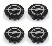 Auto Nabendeckel für Opel Astra J 2009-2015, Nabenkappen Felgendeckel Radnabenabdeckung Felgenkappen Radnabendeckel Radnabenkappen Wheel Caps ABS Ersetzen Zubehör 4PCS,Black-58MM