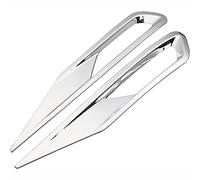 Auto Nebelscheinwerfer Abdeckung für Volvo XC60 2018-2021,Kühlergrill Abdeckung Chrom Lampe Rahmen Frontstoßstange Gitter Blende Zubehör