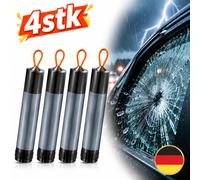 Auto Notfallhammer 4er Set Gurtschneider Glasbrecher Kompakt Federkörner First