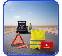 Auto Notfallset Komplett Dreieck Weste Erste Hilfe Kit