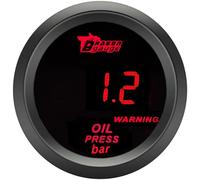 Auto Öldruckanzeige 52mm Digital Bar Messgerät 12V universell mit Warnlicht