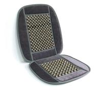 Auto Premium Holzkugel Sitzaufleger schwarz grau Massage Sitzauflage Holzperlen