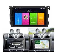 Auto Radio Autospieler GPS Navi Navigation Carplay/Android Autoradio 9 Zoll HD-Touchscreen USB Bluetooth kabellos WiFi Player, Ersatz für Smart Fortwo Cabrio Coupe 451 2007/08-2024/12