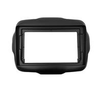 Auto-Radio Blende Für Jeep Für Renegade 2014-2021 9 Zoll 2DIN Auto Stereo Panel Kabelbaum Netzkabel Adapter Canbus Decoder Auto Radio Montage Rahmen(Only Frame)