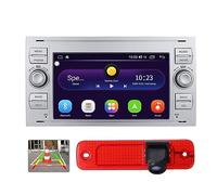 Auto Radio GPS DVB-T TMC Navi Navigation 7 Zoll Android Autoradio GPS Navigation+HD Nachtsicht Rückfahrkamera Ersatz für Ford Transit Hecktür Transporter Van 3/Ford Transit MK7 Tourneo/Furgon MK4