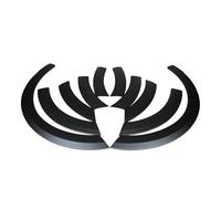 Auto Radlauf Verbreiterung Für Q5 2010-2018 10 Stücke 8,5 CM Kotflügelverbreiterungen Expander Radlauf Augenbrauen Dekoration Streifen Schutz Abdeckung Schutzleisten(Black)