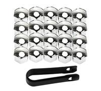 Auto-Radmutter-Abdeckung, Auto-Radmutter-Kappen | Kappen-Set Bolzenabdeckung - 20 Stück Reifen-Schraubkappen mit Entfernungswerkzeug, 17 mm, 19 mm, 21 mm Reifenmutternabdeckungen, automatischer Felgen
