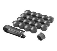 Auto Radmutternkappen für Xpeng G6 2023-2025, Sechseck Radschrauben Radmuttern Radschraubenkappen Reifen Muttern Abdeckungen Zubehör,C/Grey-A/17mm