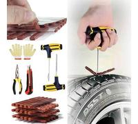 Auto Reifen Reparatur Kit Pannen Stecker Werkzeuge Reifen Punktion Notfall Für Reifen Streifen Rühren Kleber Repair Tool Kit Auto Zubehör