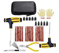 Auto Reifen Reparatur Kit Reifenpannen Stecker Werkzeuge Reifen Punktion Notfall for Reifen Streifen Rühren Kleber Reparatur Tool Kit (Size : CASE-A-23PCS)