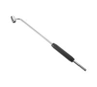 Auto Reifen Ventilverlängerung 8mm aus Kohlenstoffstahl für Kompressoren | Schwarz, Präzise Druckkontrolle, Schnellanschluss, für Tiefe Ventile, Werkstatt und Pannenhilfe