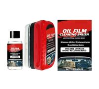 Auto-Reinigungsbürste, Ölfilm-Entferner, Windschutzscheiben-Detailing-Bürste mit weichen Borsten, Fensterreiniger mit ergonomischem Griff, Autopflegebedarf, für SUV, Wohnmobil, Auto, Motorrad, LKW