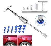Auto Reparatur Ausbeulwerkzeug Lackfreies Dellen Reparaturset mit 18xAdapter
