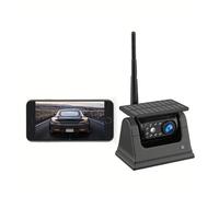 Auto Rückfahrkamera 5G WiFi HD Mit Solarpanel 100 M Magnetische Anhängerkupplung Kabellose Rückfahrkamera Bus Van LKW Wohnmobil Auto DVR Vorder- Und Rückansicht