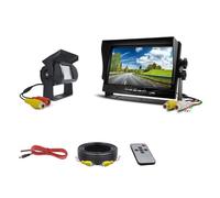 Auto Rückfahrkamera Auto Rückansicht IR Kamera Mit Monitor Für LKW/Anhänger Parkplatz 7 "LCD Farbe Rückansicht Monitor HD Rückfahr 4-pin Stecker(A)