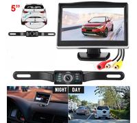 Auto Rückfahrkamera Mit 5" LCD Monitor LKW Bus Verkabelt Rückseiten Kamera