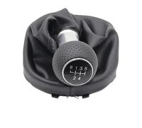 Auto Schaltknauf Hebel Für VW Für Touran Für Caddy MK2 2003 2004 2005 2006 2007 2008 2009 5/6 Gang Schaltknauf Aus Leder Schalthebelmanschette Zubehör(5 speed type 3)